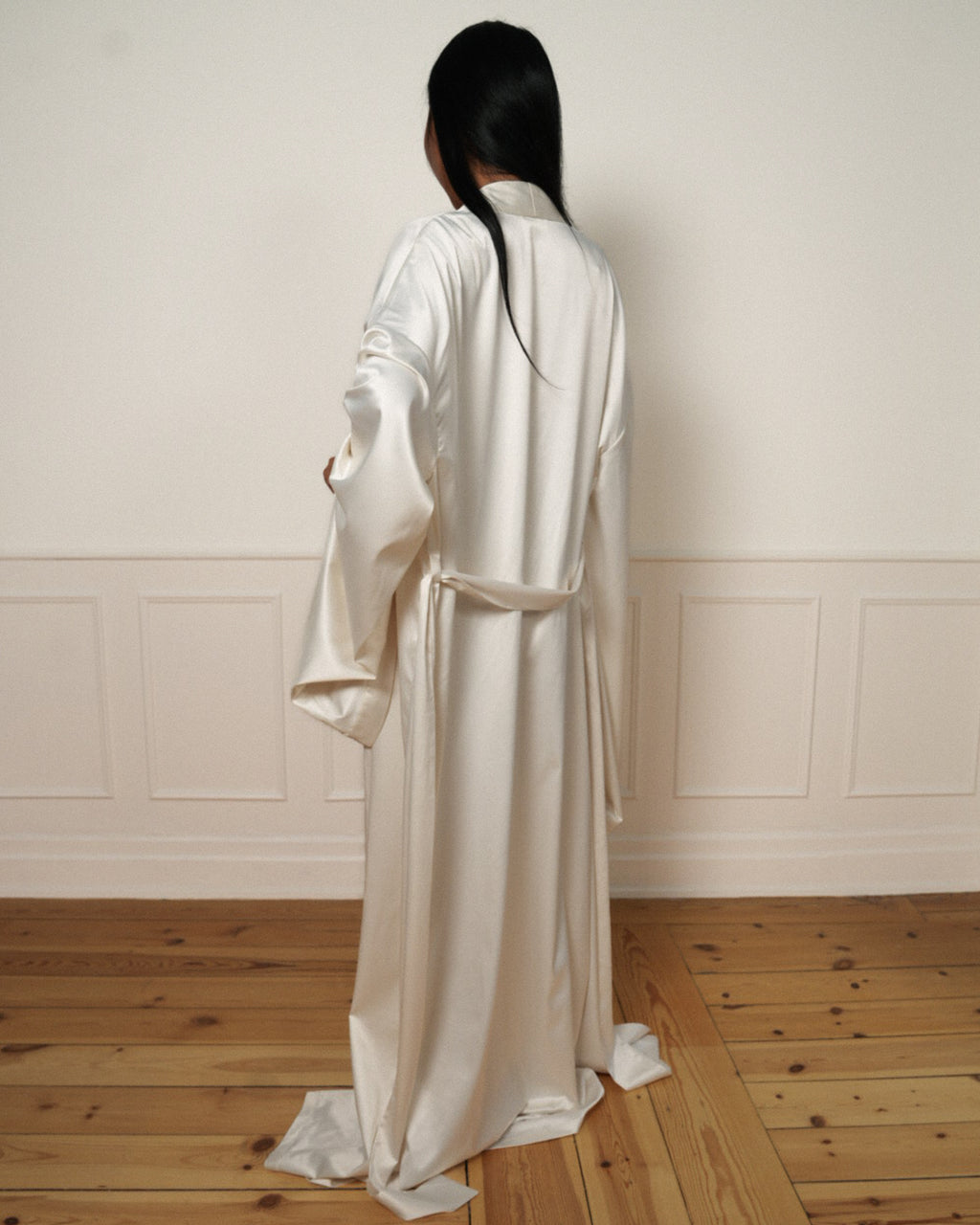 Long Satin Robe